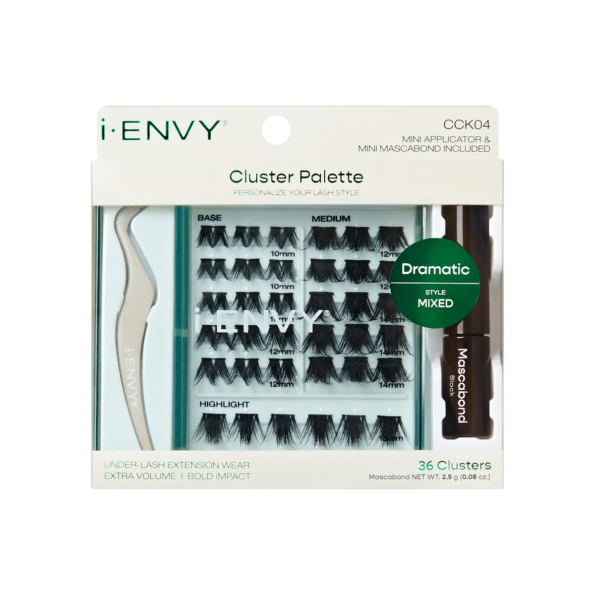 i-ENVY Cluster Palette Kit open trays ready for customization
