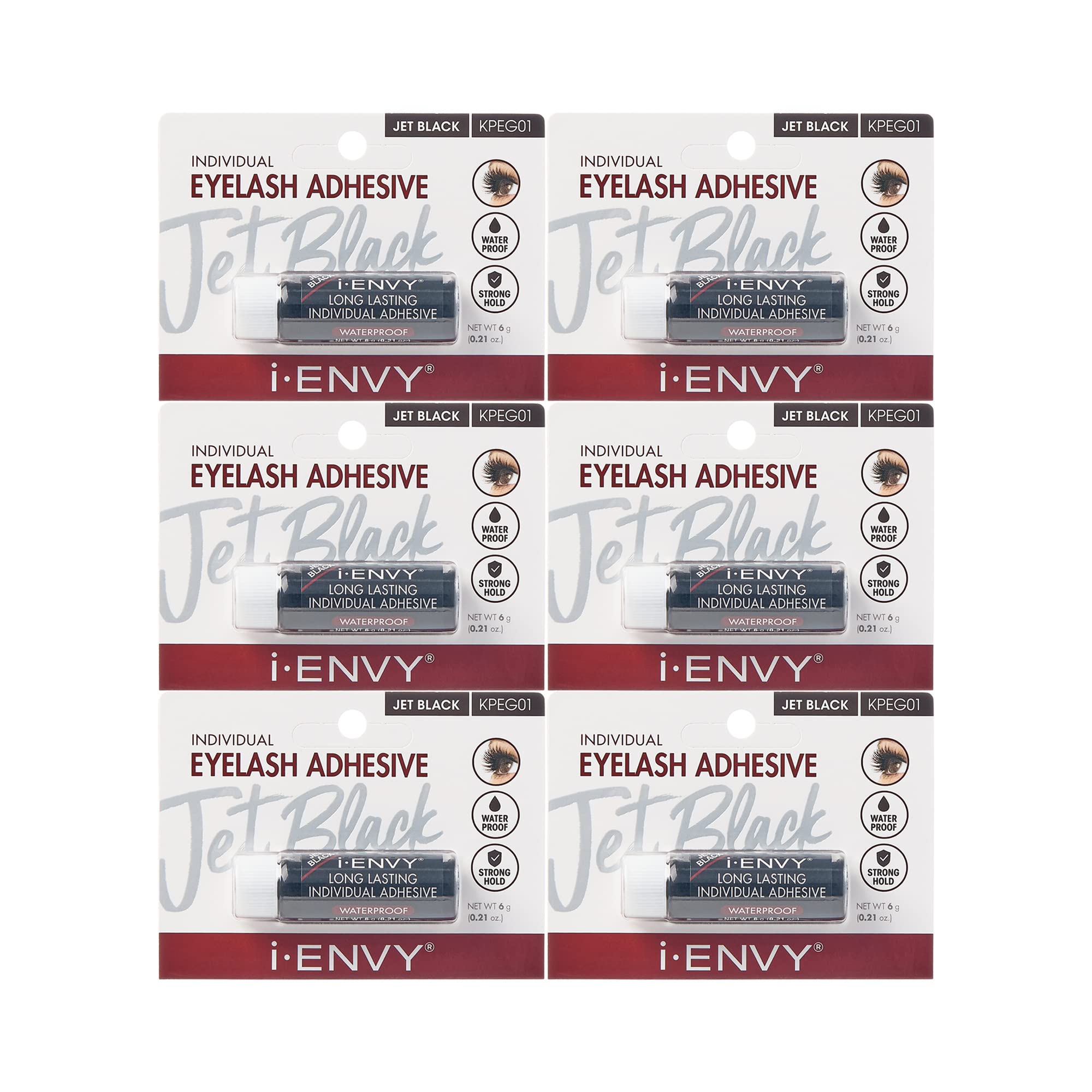 i-ENVY lash adhesive dries quickly for instant lash application and seamless result.