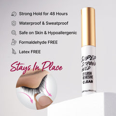 i•ENVY brush-on applicator demonstrates precise, mess-free application for strip lashes