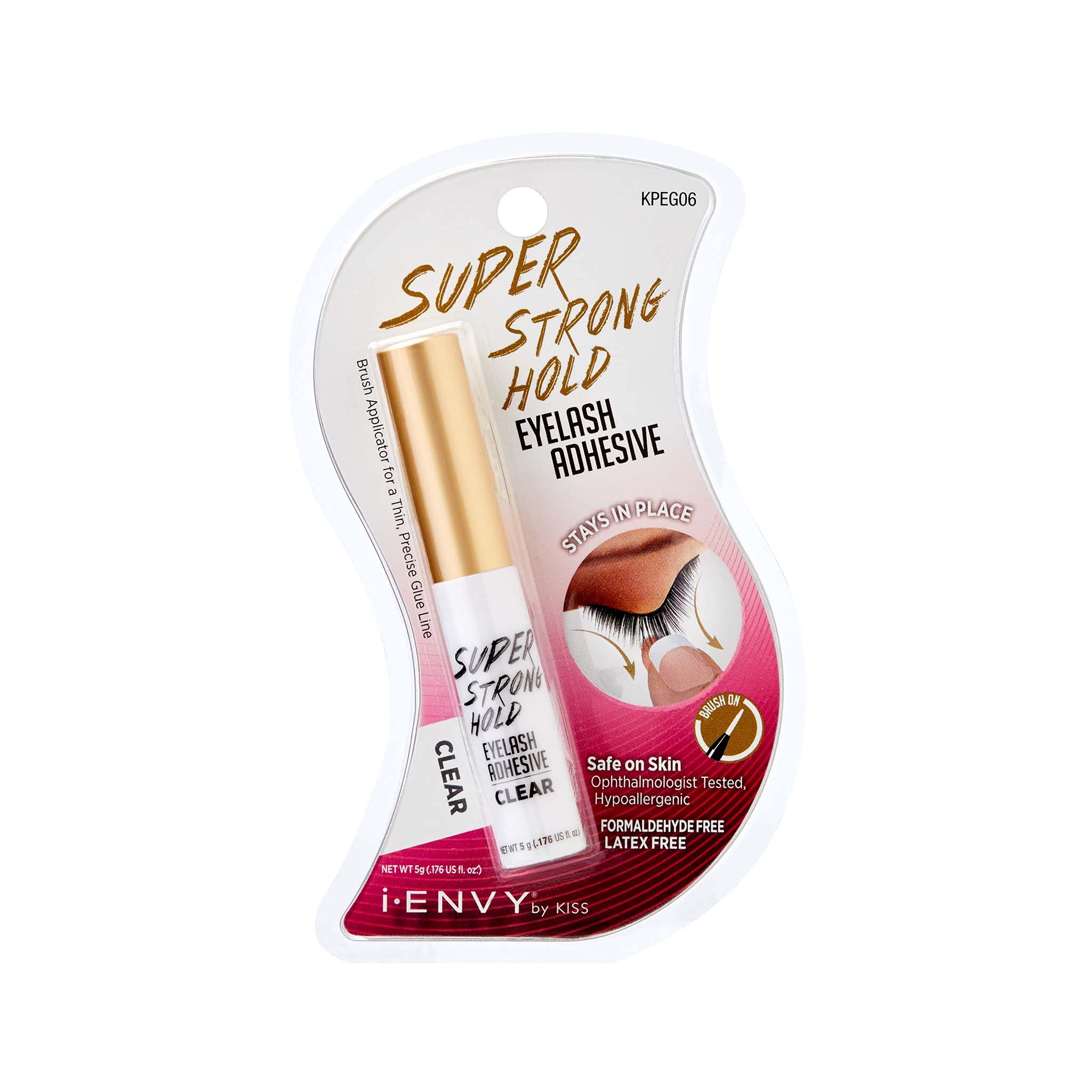 i•ENVY hypoallergenic badge indicates eye-friendly performance for daily use