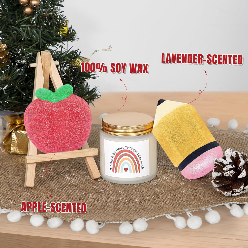 iAOVUEBY Apple Bath Bomb refreshing fragrance for a colorful bath