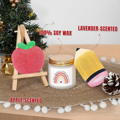 iAOVUEBY Apple Bath Bomb refreshing fragrance for a colorful bath