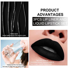 IATMOMOD waterproof lip stain is kiss-proof and enduring.