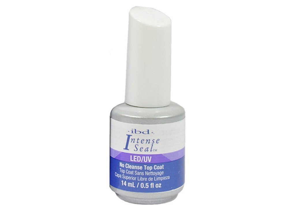 IBD no-cleanse top coat eliminates buffing for a smoother shine