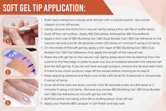 IBD Press-on nails provide secure adhesion for DIY nail art sessions.