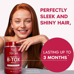 Final straightened look after Ravenna Repair B-tox treatment