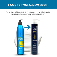 I Belli Capelli Torrano Keratin Kit label highlights formaldehyde-free science for hair care.