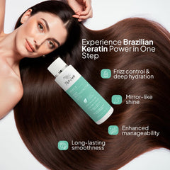 I Belli Capelli Venice keratin hair smoothing in action for smoother strands
