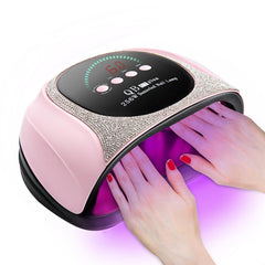 iBigLY UV LED Nail Lamp front view for fast, even gel curing at home