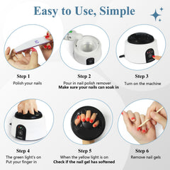 IBN G ISGR-01 blue electric nail soaking bowl with included nail-art brush