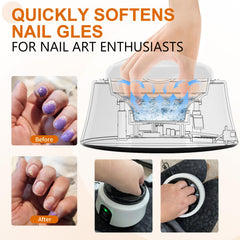 IBNG electric nail soak off bowl with US adapter for at home use
