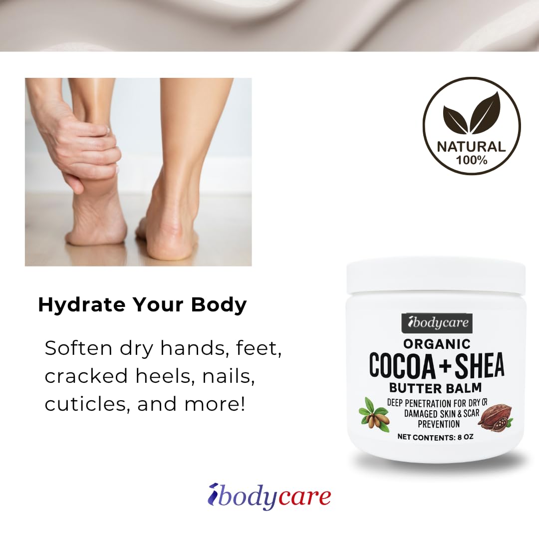 ibodycare All-skin-types safe formula is gentle for sensitive or dry skin.