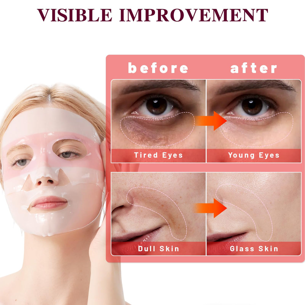 ICIKOL breathable hydrogel keeps mask in place on dry or combo skin.