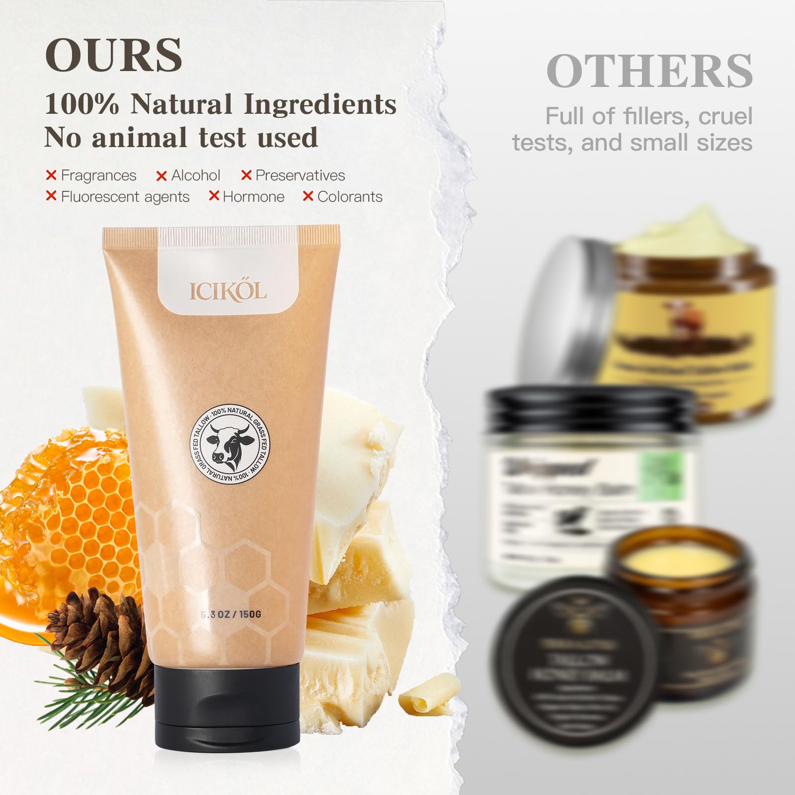 ICIKOL Daily men skincare routine with whipped balm texture.