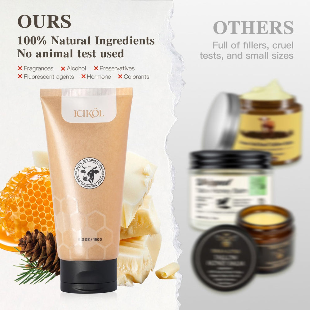 ICIKOL Daily men skincare routine with whipped balm texture.