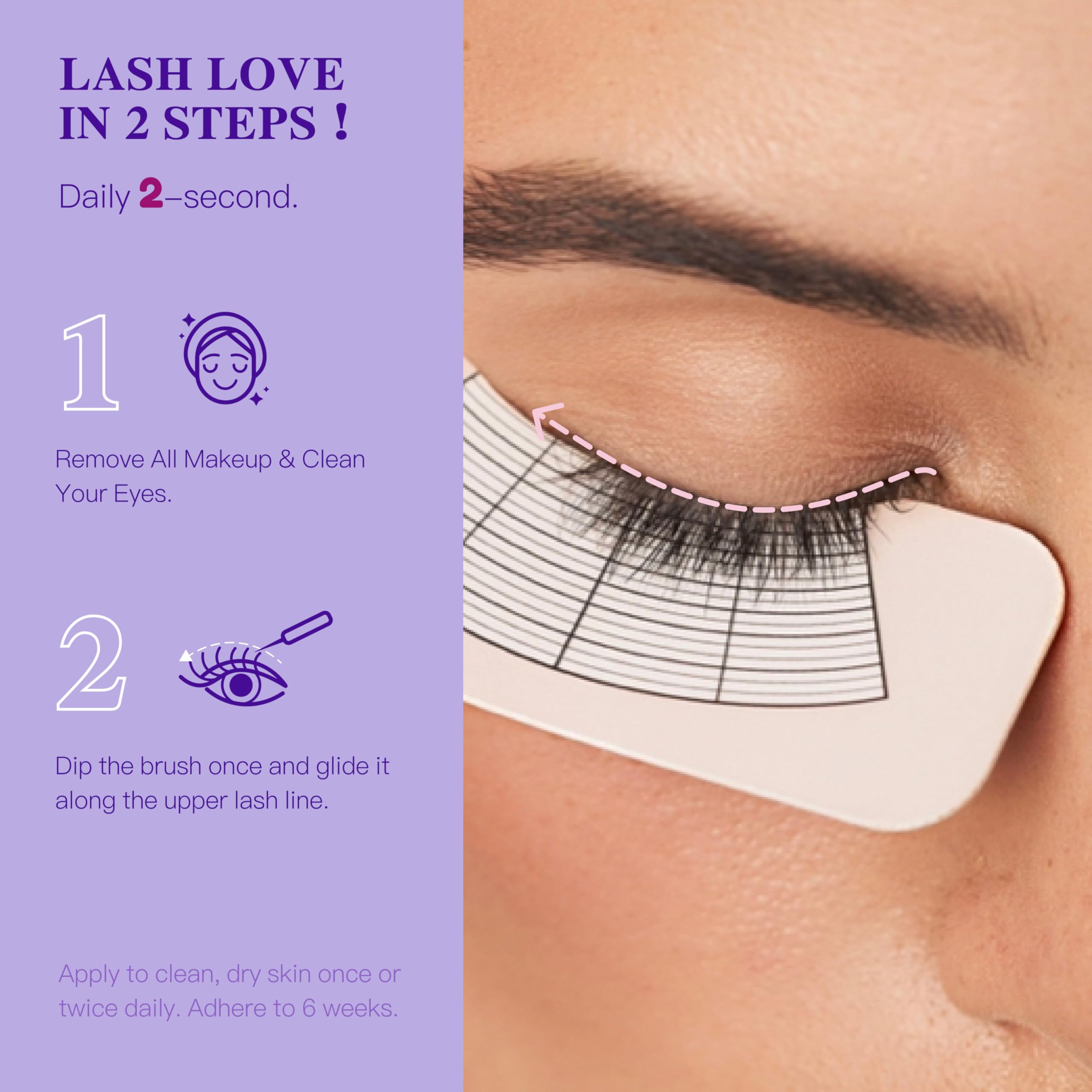 ICIKOL Eyelash Serum application routine demonstrates easy morning and night use