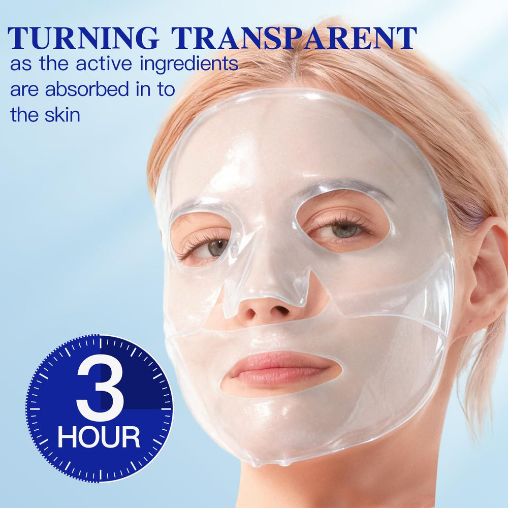 ICIKOL face mask sheets ready for application, delivering hydrated skin and gentle nourishment.