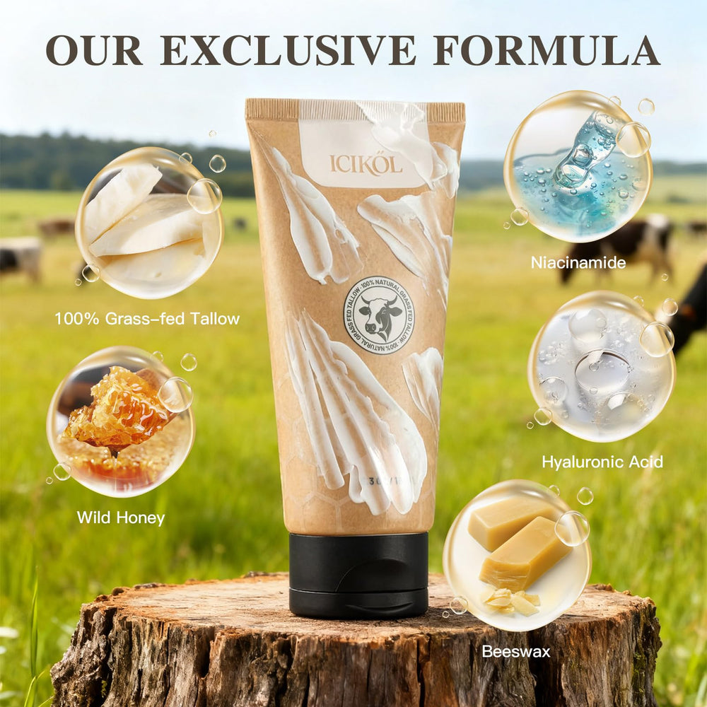 ICIKOL balm on hands demonstrates deep non-greasy hydration suitable for daily use