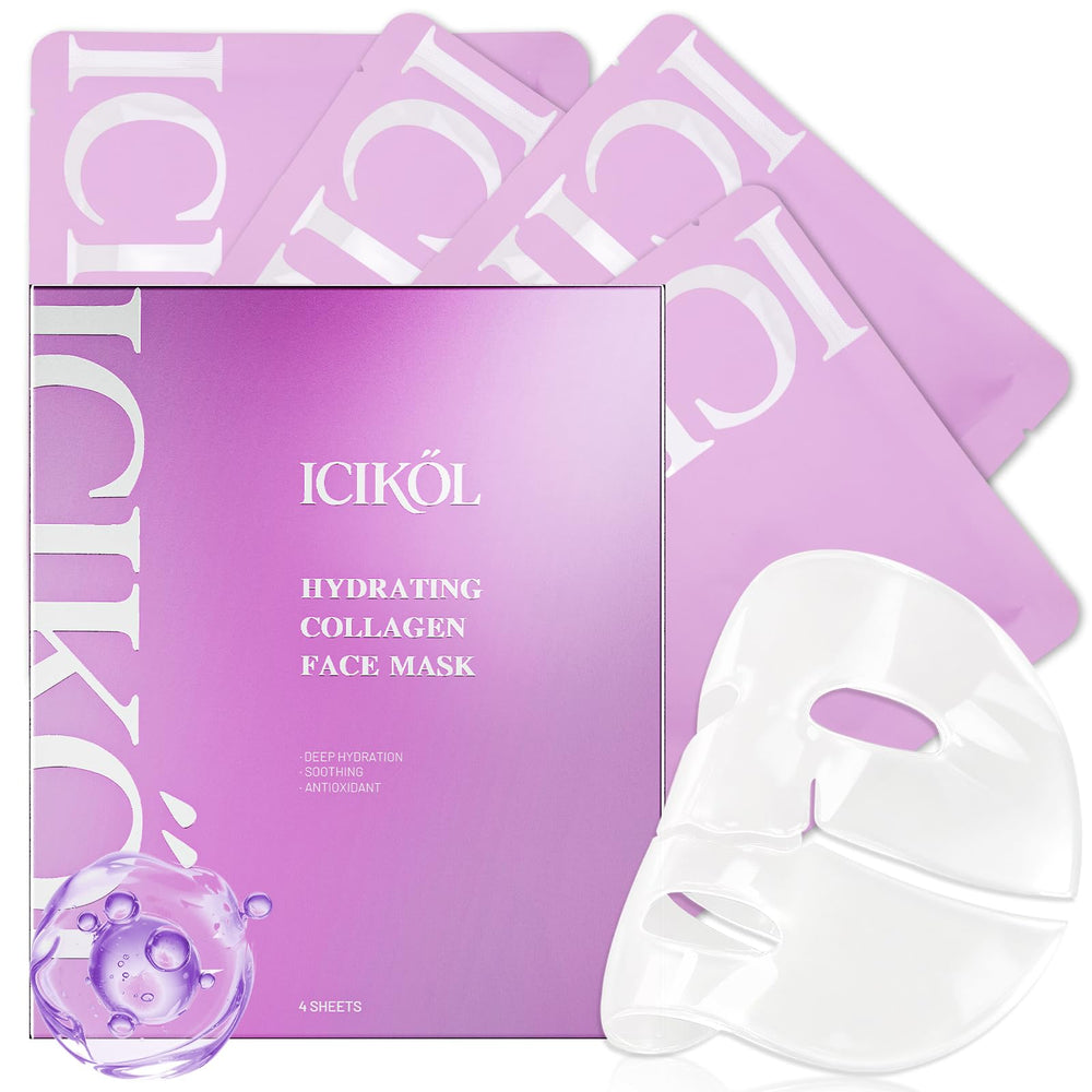 ICIKOL Overnight Collagen Mask reveals glass skin with deep overnight hydration.
