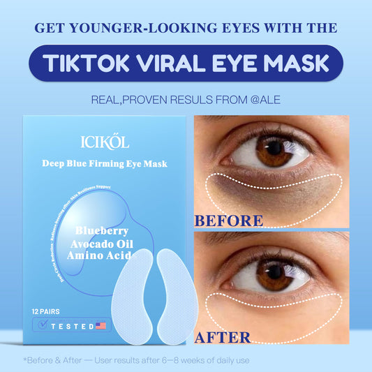 ICIKOL hydrogel essence absorption visibly nourishes the under-eye area