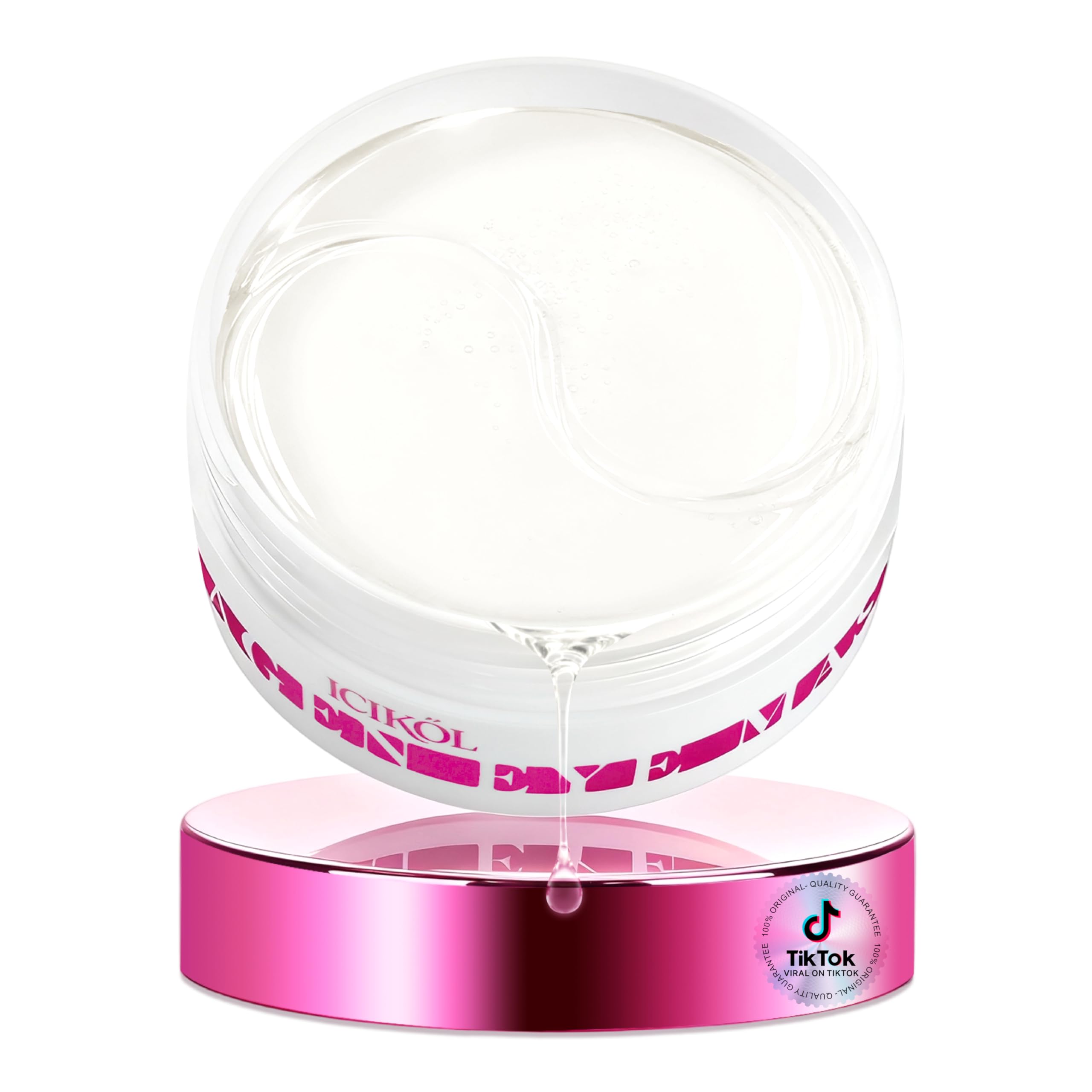 ICIKOL under-eye patches collagen packaging shown for premium skincare gifting