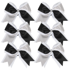 ICObuty cheerleader bows 8 inch three colors two layer design ideal for games and practice