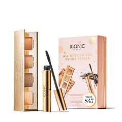 ICONIC LONDON All Eyes on You Gift Set box with premium holiday packaging, ideal for gifting