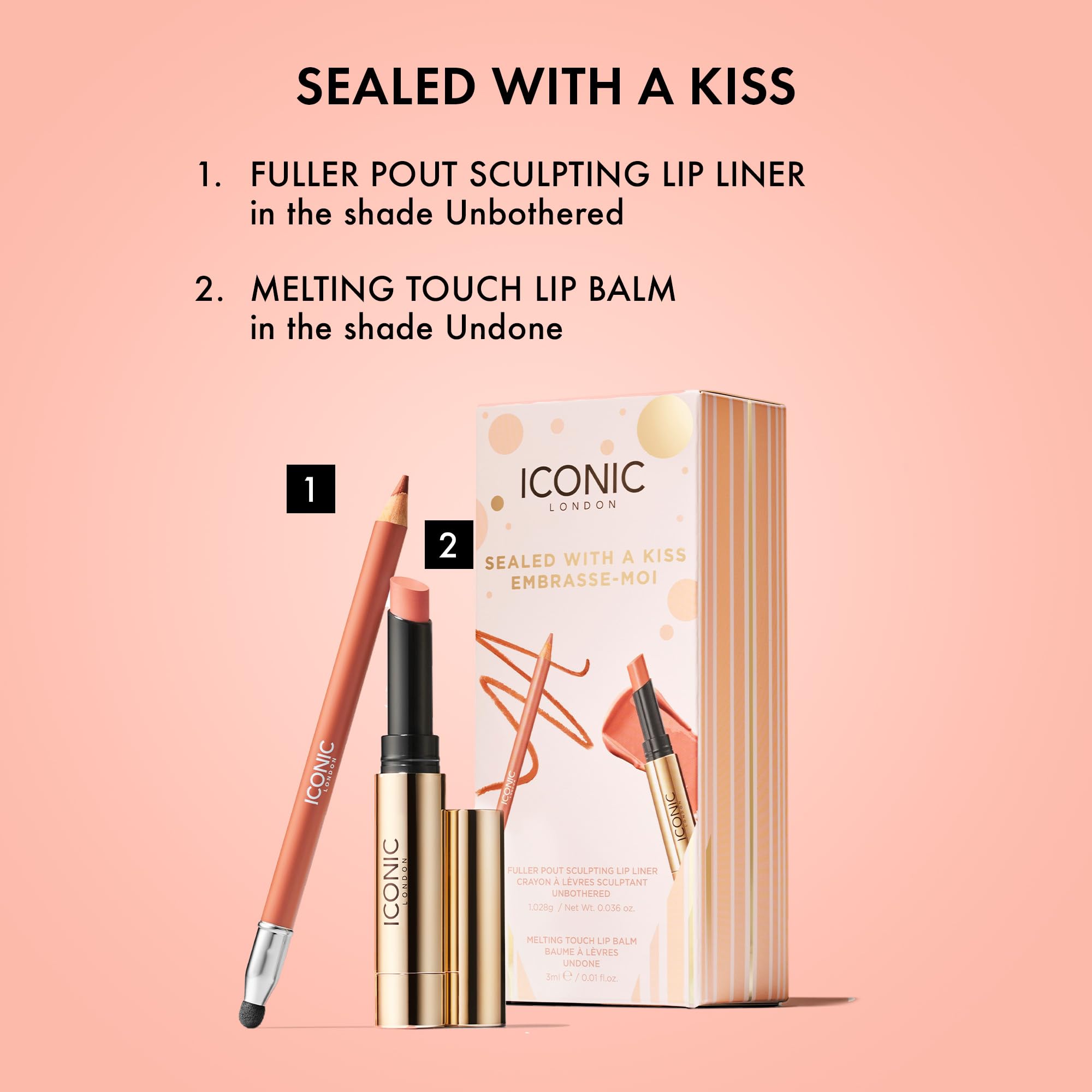 ICONIC LONDON Fuller Pout Sculpting Liner Unbothered pencil delivers precise definition.