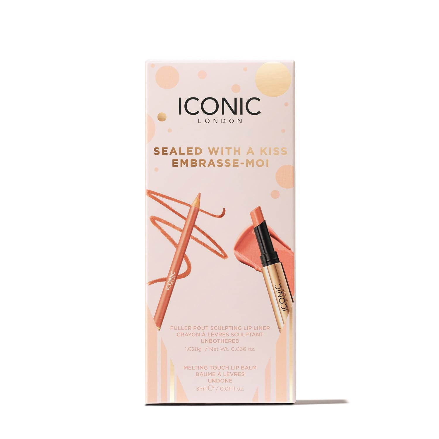 ICONIC LONDON Lip Liner application clarity highlights defined contours.