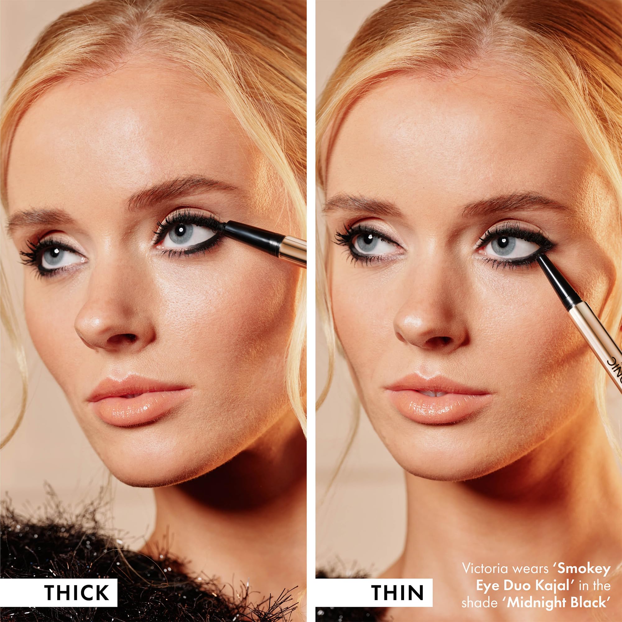 ICONIC LONDON Smokey Eye Duo water-resistant formula for all-day wear