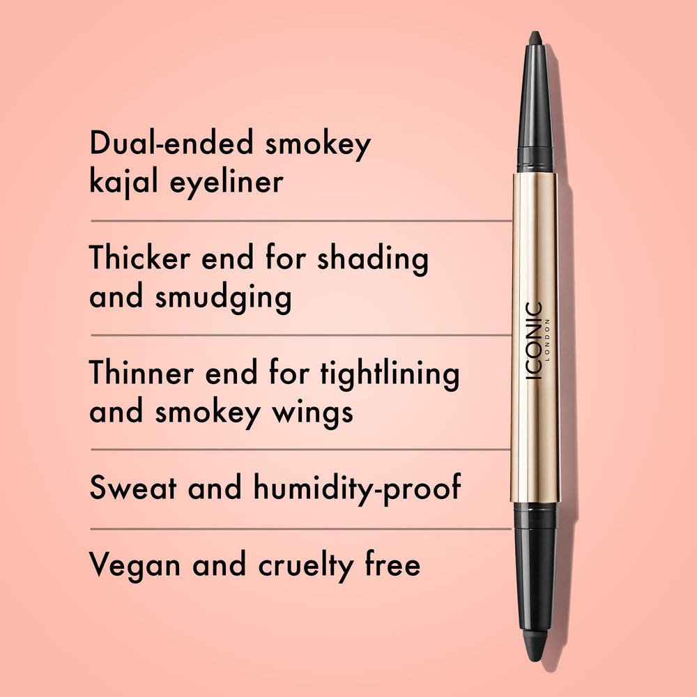 ICONIC LONDON Smokey Eye Duo twist-up action shown on skin