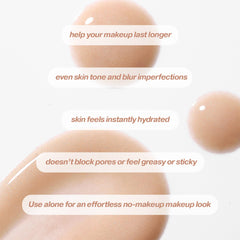ICONIC LONDON Underglow Primer demi-matte finish under makeup