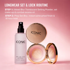 ICONIC LONDON Velvet Blur vegan cruelty-free formula ideal for all-day wear.