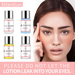 IconSIGN before-after lashes illustrate a dramatic, natural-looking curl.