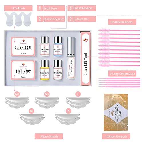 IconSIGN glue bottle closeup highlighting strong adhesion for smooth lash lifting.