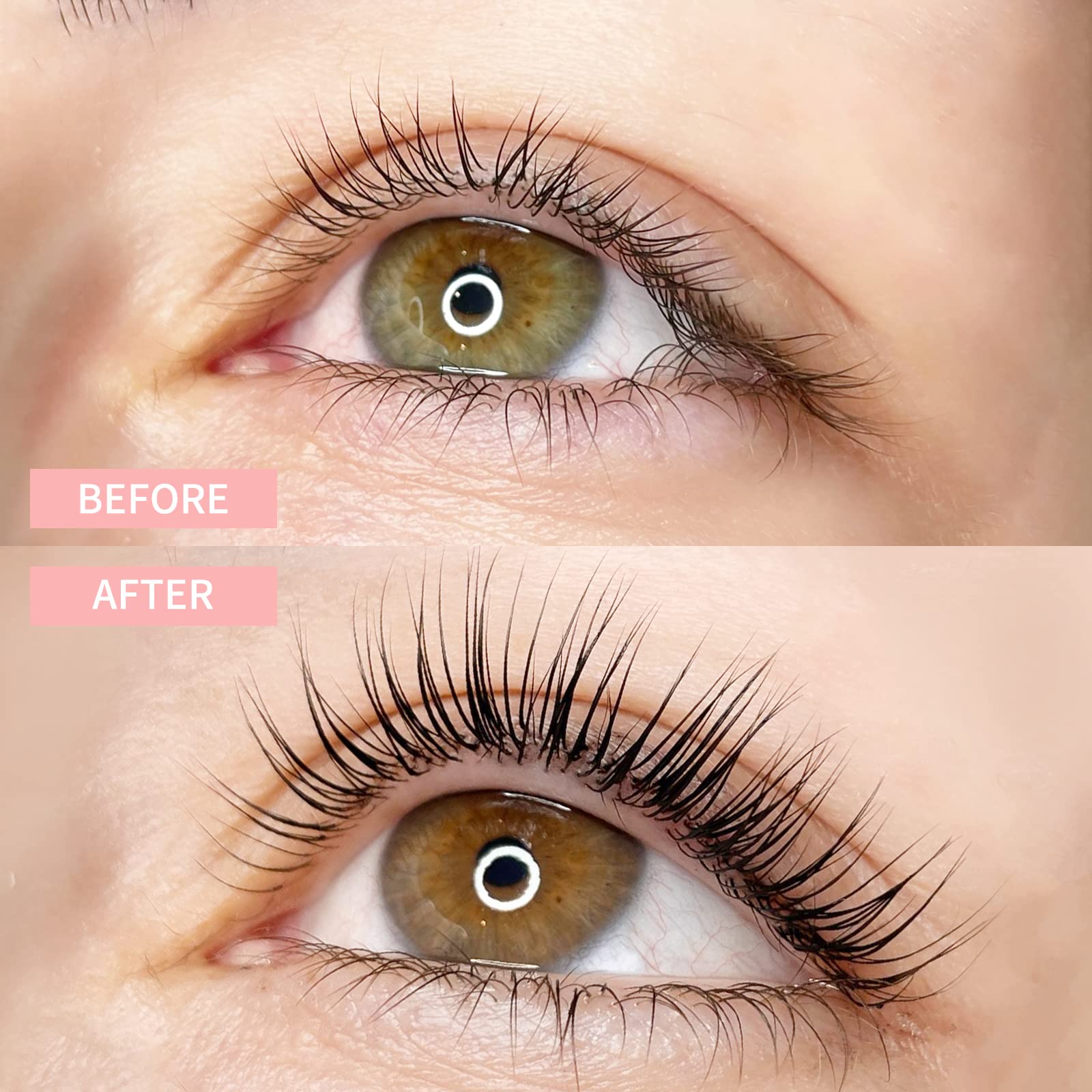 IconSign Lash Lift Kit application steps guide for DIY use.
