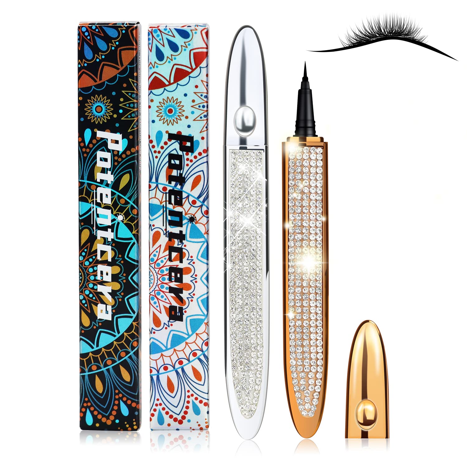 ICORIC liquid eyeliner pen for easy lash application with magnetic hold.