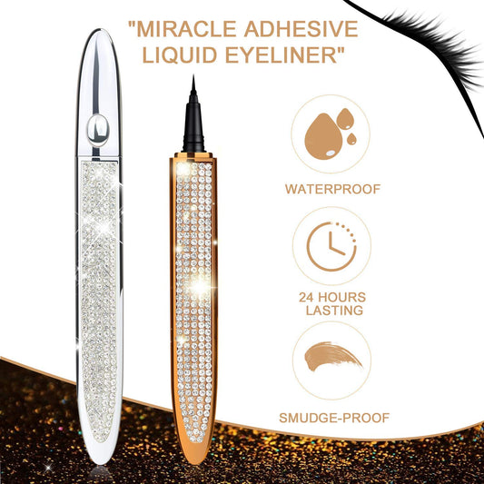 ICORIC magnetic eyeliner close-up highlighting quick-dry performance.