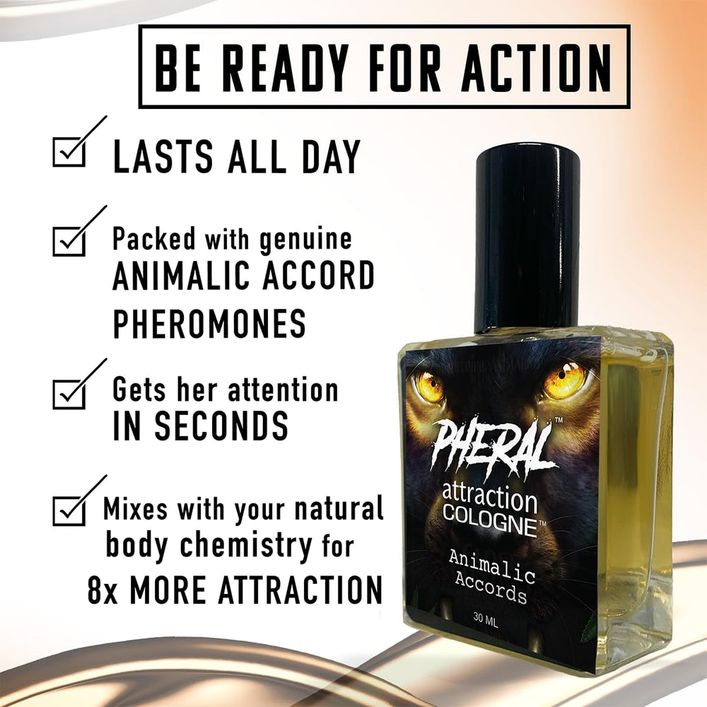 Ideal Male Labs Pheral bottle on dresser conveys daily confidence and scent presence