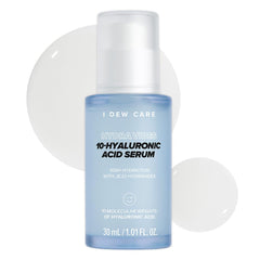 I DEW CARE Hydra Vibes serum bottle highlighting hydration for dry skin.