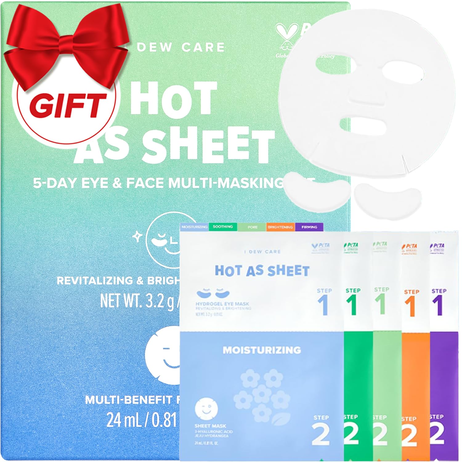 I DEW CARE moisturizing face mask eye patch for deep hydration