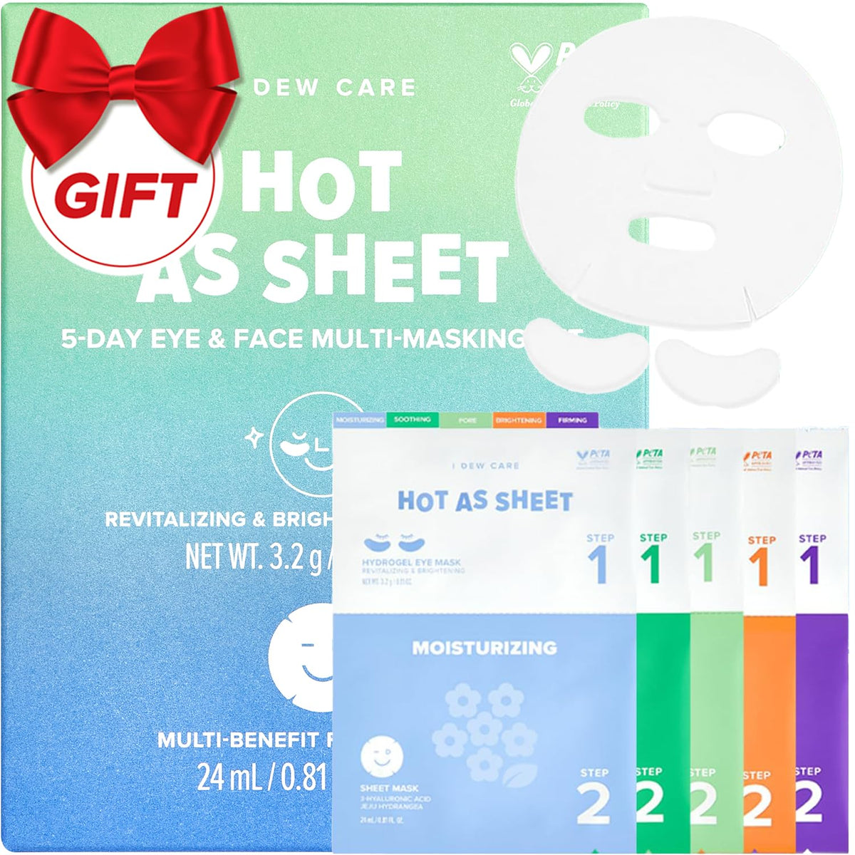 I DEW CARE moisturizing face mask eye patch for deep hydration