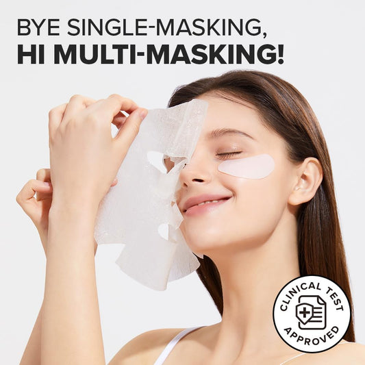 I DEW CARE radiance face mask eye patch for a bright look