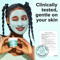 I DEW CARE Chill Mo Mint mask glacier water visual hints at hydration.