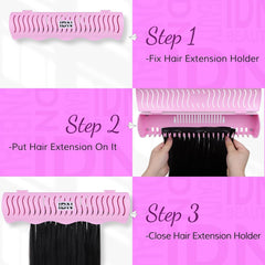 IDN Beauty Rose holder uses ABS top material to protect hair and prevent tangling.