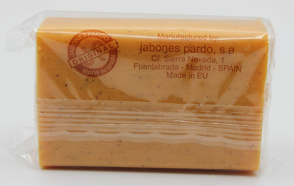 Idole Papaya Exfoliant Soap Pack of 3 label detail reveals ingredients and usage tips