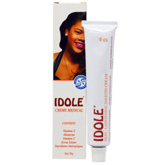 Idole Skin Lightening Cream 50g packshot promoting brightening and even skin tone.