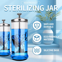 IEBARBER stainless steel lid highlights durable, professional use.