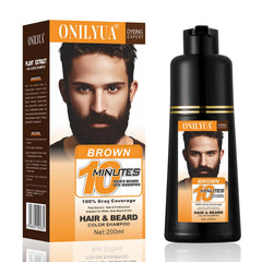 iemokoda dark brown dye bottle pour shows mess-free application