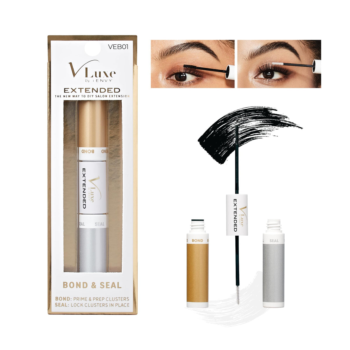 iEnvy DIY lash bond-seal tube ready for precise lash prep and secure wear.